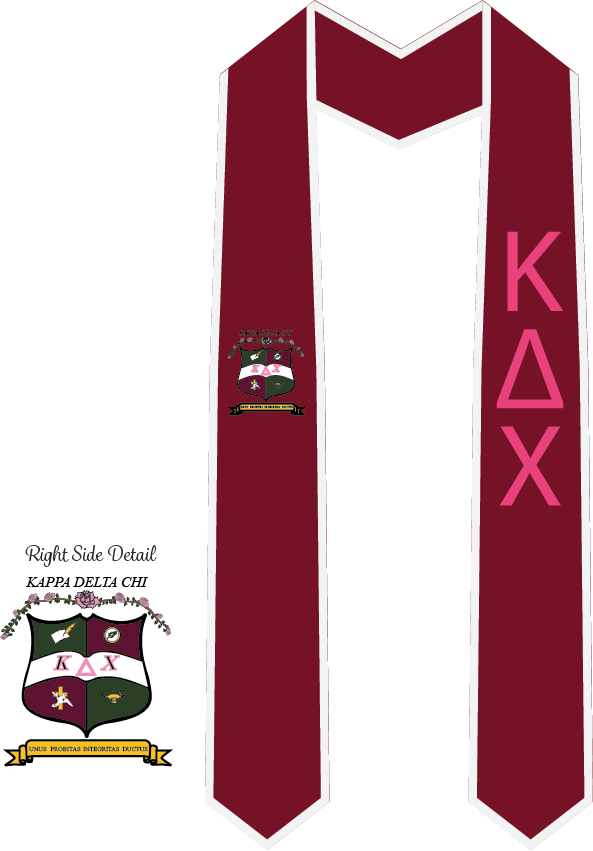 Kappa Delta Chi Graduation Stoles