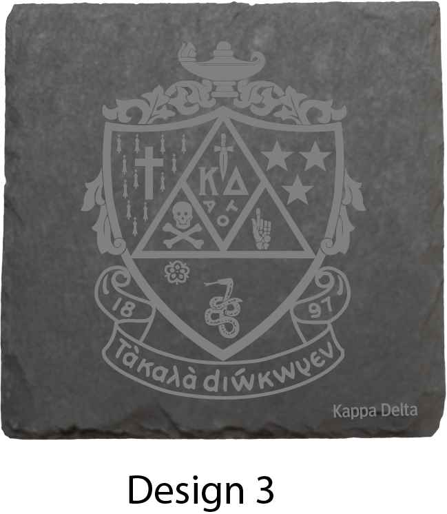 Kappa Delta Stone Coasters - 4-Pack