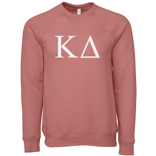 Kappa Delta Embroidered Lettered Crewneck Sweatshirts