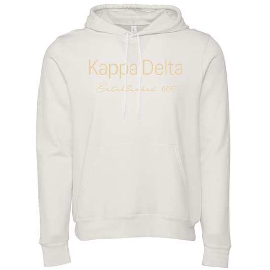 Kappa Delta Embroidered Printed Name Hooded Sweatshirts