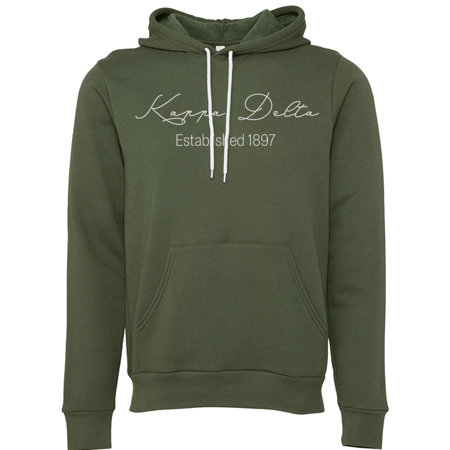 Kappa Delta Embroidered Scripted Name Hooded Sweatshirts