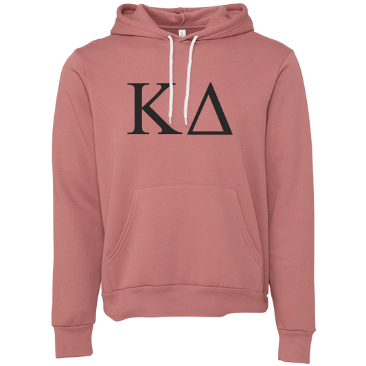 Kappa Delta Lettered Hooded Sweatshirts
