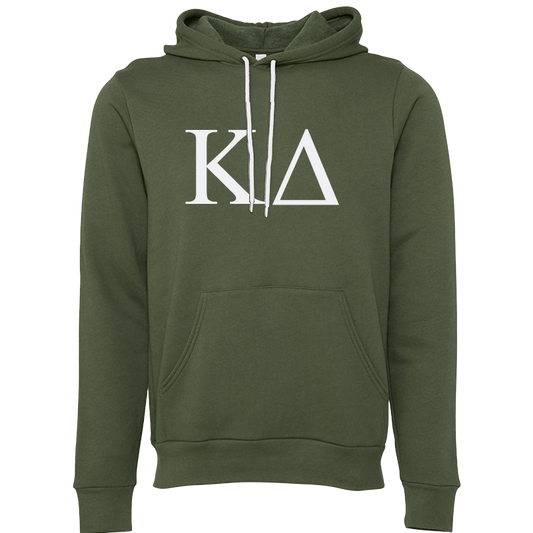 Kappa Delta Embroidered Lettered Hooded Sweatshirts