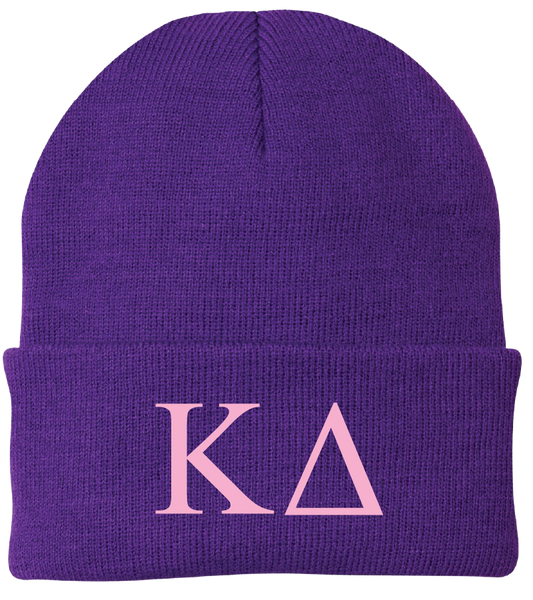 Kappa Delta Lettered Beanies