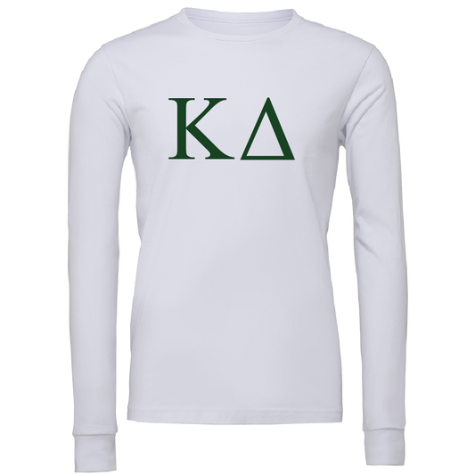 Kappa Delta Lettered Long Sleeve T-Shirts