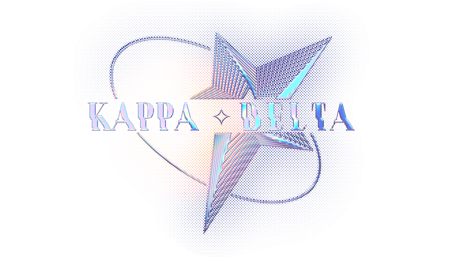 Kappa Delta Pink Chrome Graphic Hoodie