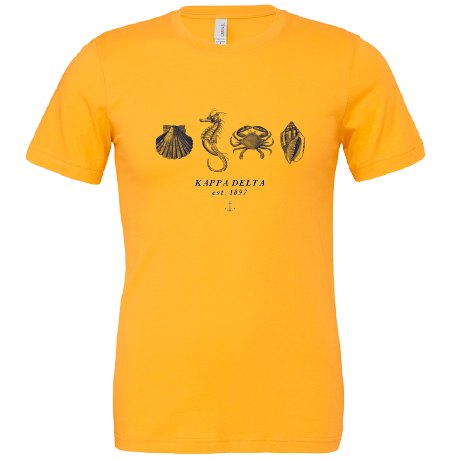 Kappa Delta Nautical Graphic T-Shirts