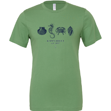 Kappa Delta Nautical Graphic T-Shirts