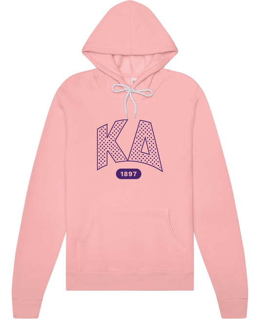 Kappa Delta Varsity Polka Dot Hoodie