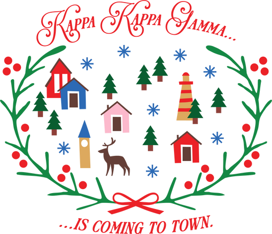 Kappa Kappa Gamma Christmas Village Crewneck