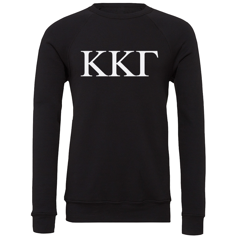 Kappa Kappa Gamma Lettered Crewneck Sweatshirts