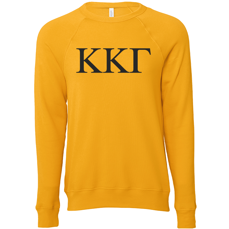 Kappa Kappa Gamma Lettered Crewneck Sweatshirts