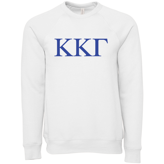 Kappa Kappa Gamma Lettered Crewneck Sweatshirts
