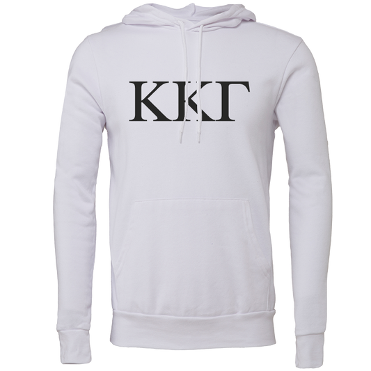 Kappa Kappa Gamma Embroidered Lettered Hooded Sweatshirts