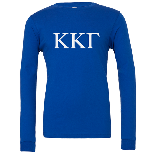 Kappa Kappa Gamma Lettered Long Sleeve T-Shirts
