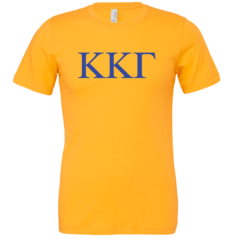 Kappa Kappa Gamma Lettered Short Sleeve T Shirts Greek Graduate