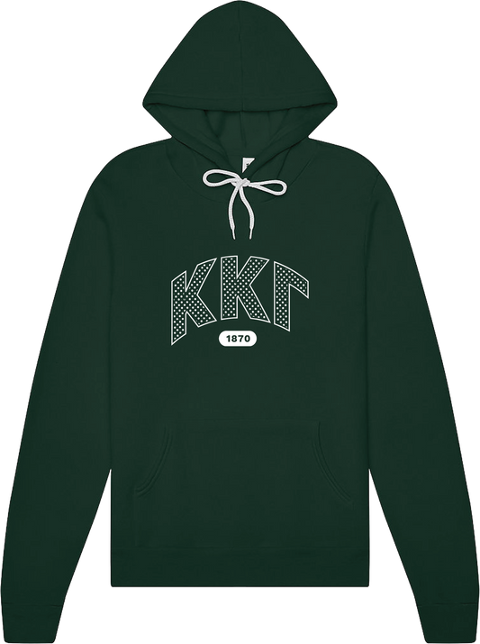 Kappa Kappa Gamma Varsity Polka Dot Hoodie