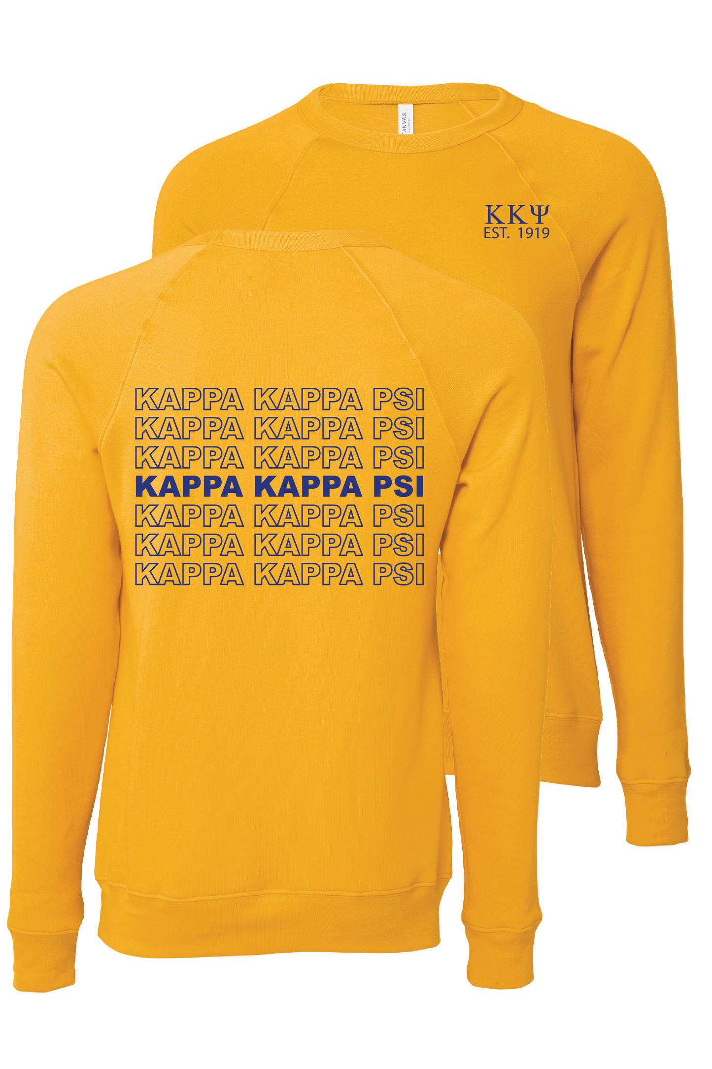 Kappa Kappa Psi Repeating Name Crewneck Sweatshirts