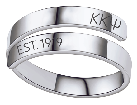 Kappa Kappa Psi Year and Letters Rings