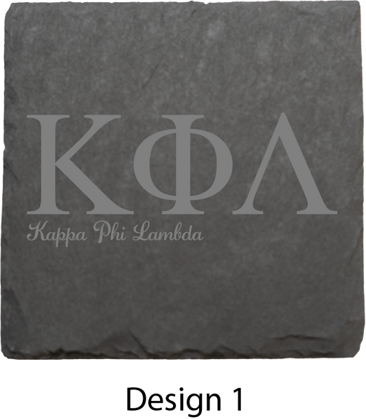 Kappa Phi Lambda Stone Coasters - 4-Pack