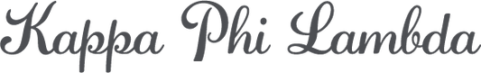 Kappa Phi Lambda Stickers