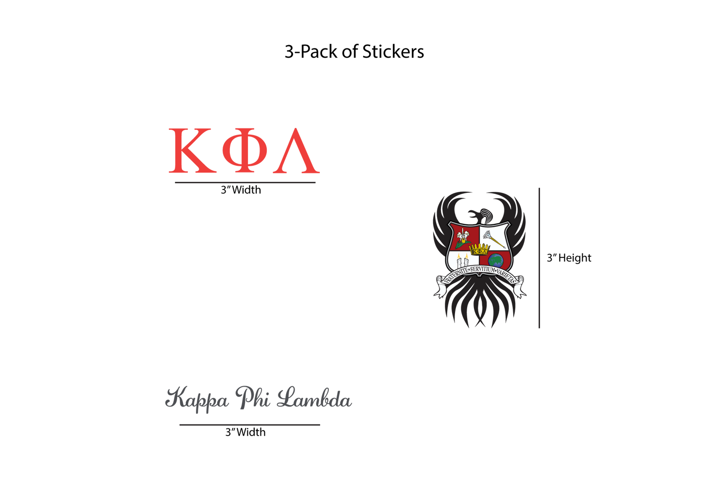 Kappa Phi Lambda Stickers
