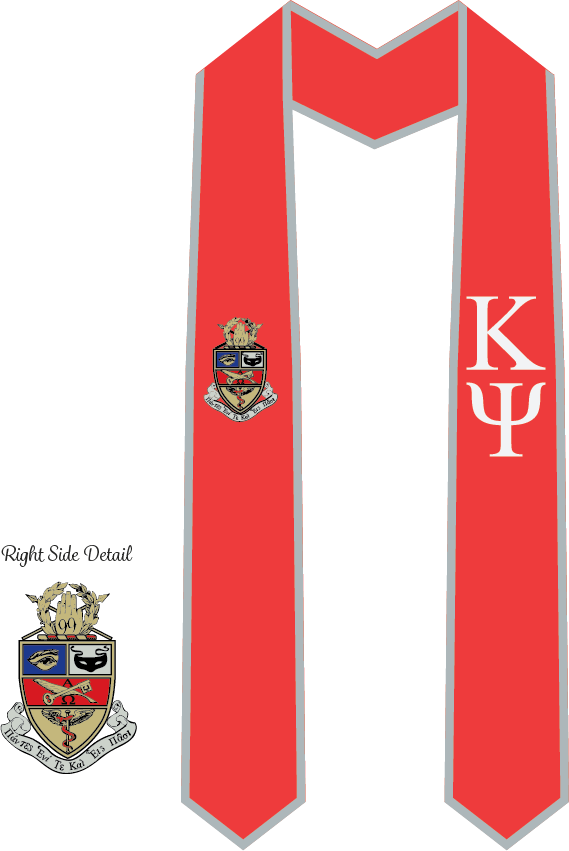 Kappa Psi Graduation Stoles