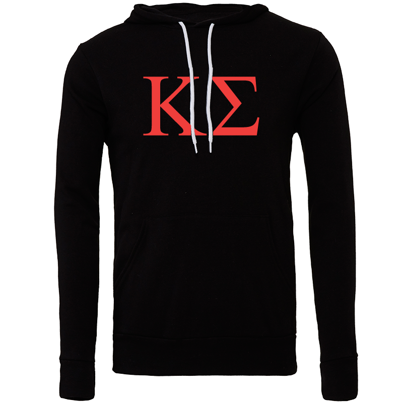 Kappa Sigma Lettered Hooded Sweatshirts
