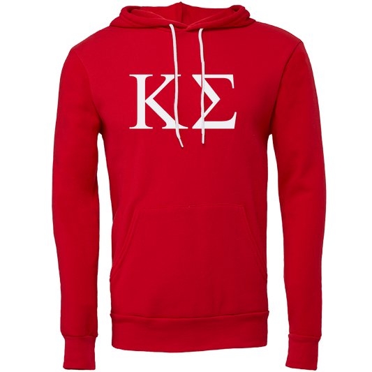 Kappa Sigma Embroidered Lettered Hooded Sweatshirts