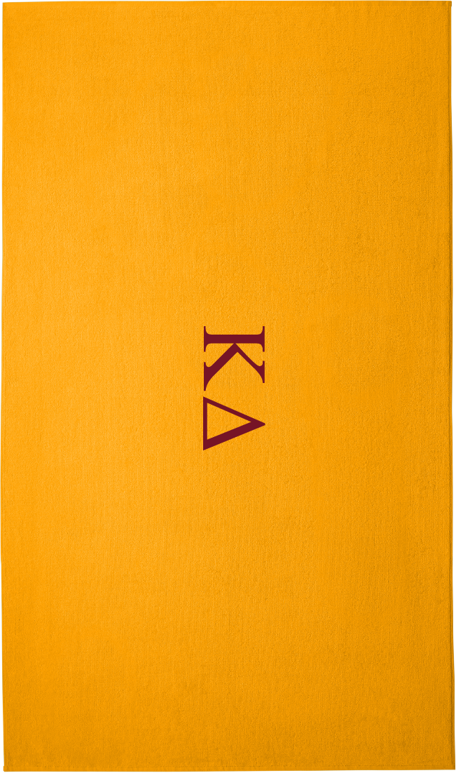 Kappa Delta Lettered Beach Towels