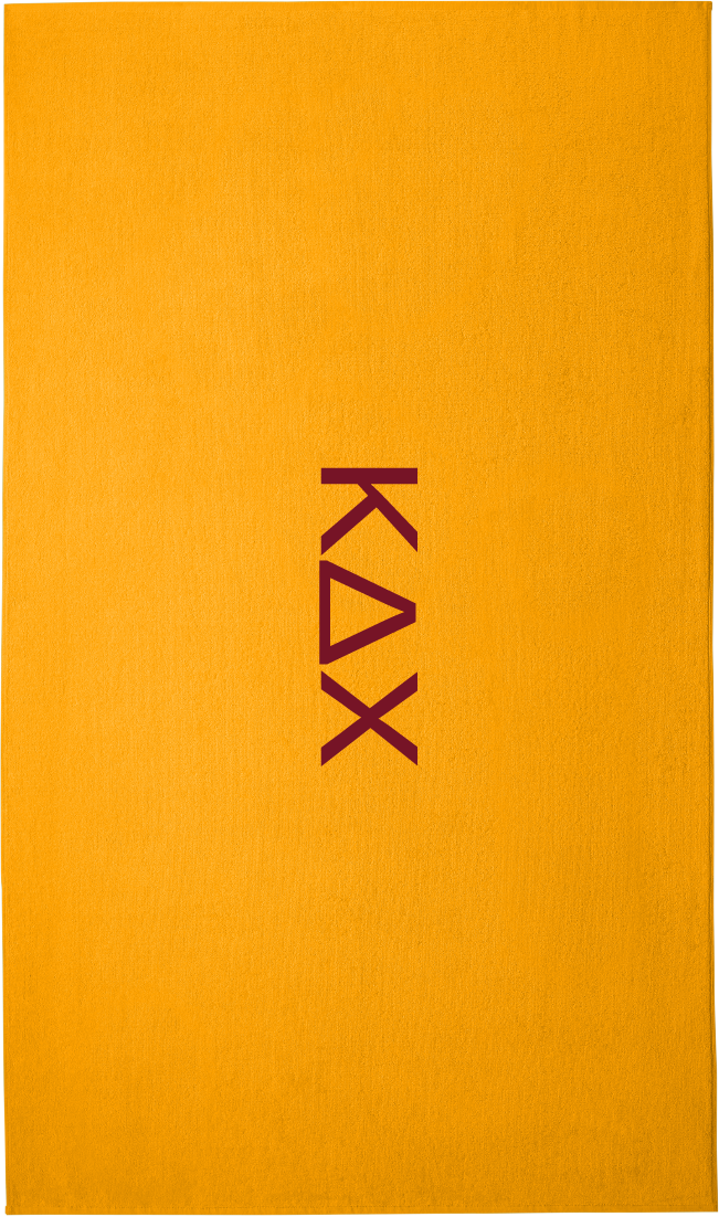 Kappa Delta Chi Lettered Beach Towels
