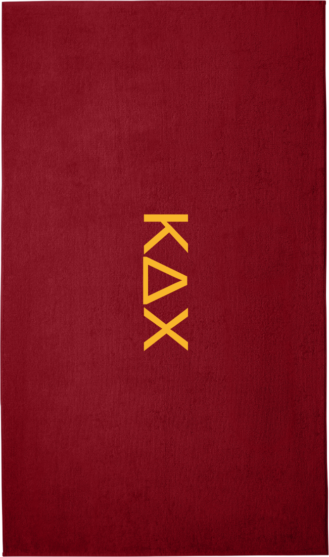 Kappa Delta Chi Lettered Beach Towels