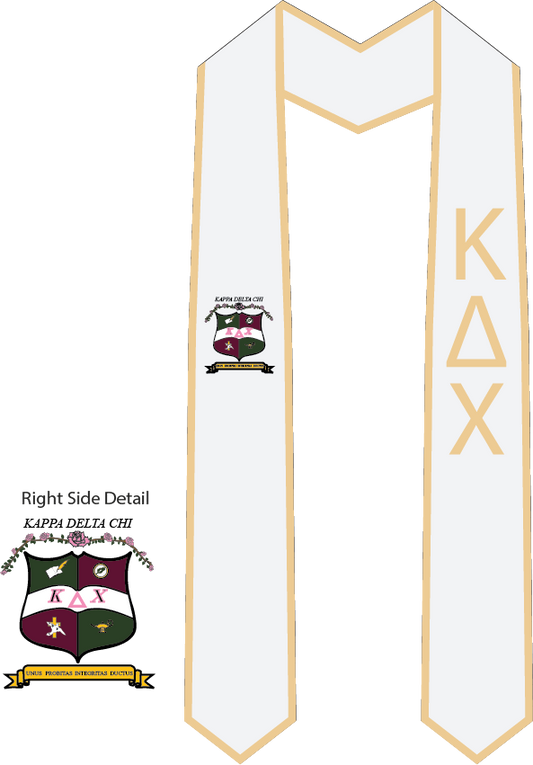 Kappa Delta Chi Graduation Stoles
