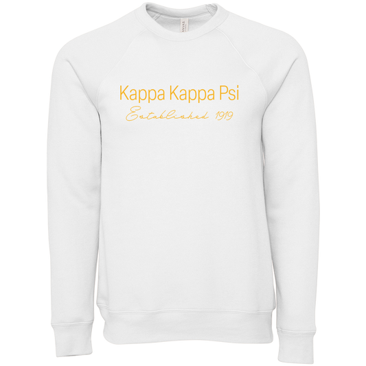 Kappa Kappa Psi Embroidered Printed Name Crewneck Sweatshirts