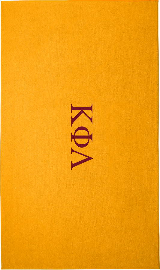 Kappa Phi Lambda Lettered Beach Towels