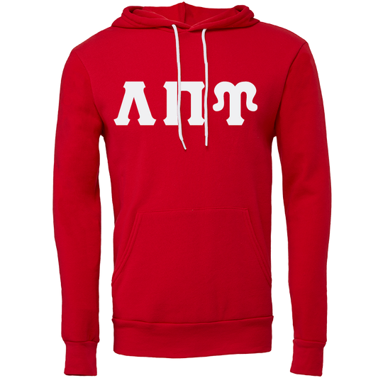 Lambda Pi Upsilon Lettered Hooded Sweatshirts