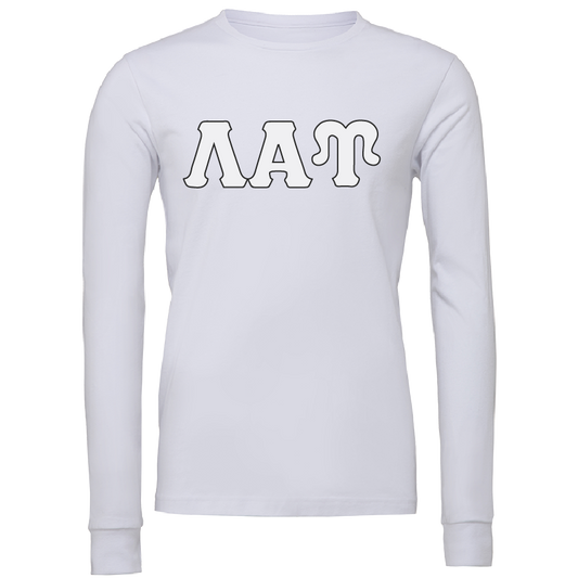 Lambda Alpha Upsilon Lettered Long Sleeve T-Shirts