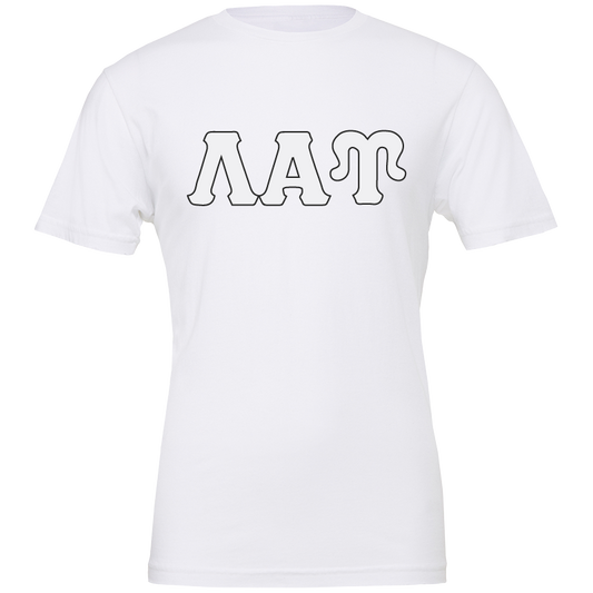 Lambda Alpha Upsilon Lettered Short Sleeve T-Shirts