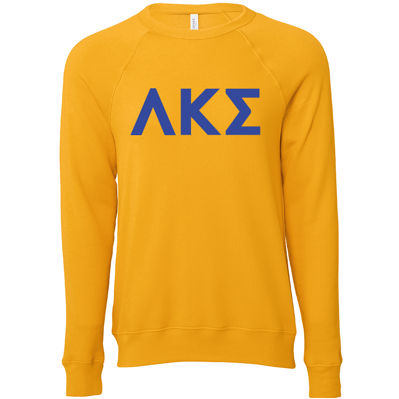 Lambda Kappa Sigma Lettered Crewneck Sweatshirts