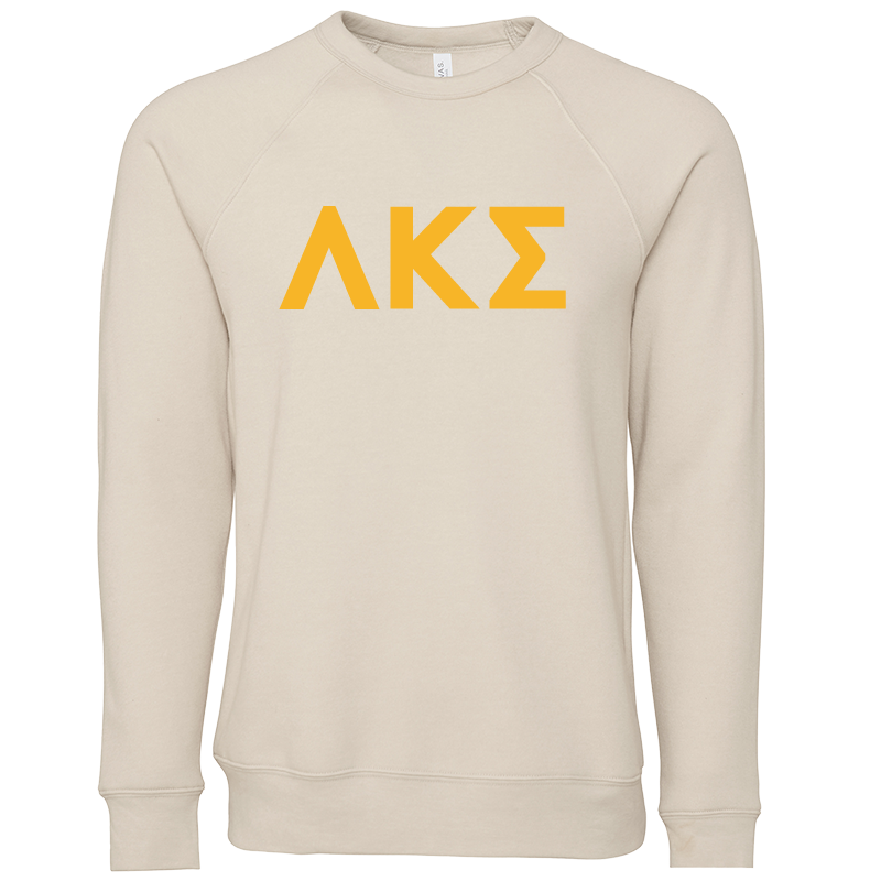 Lambda Kappa Sigma Lettered Crewneck Sweatshirts