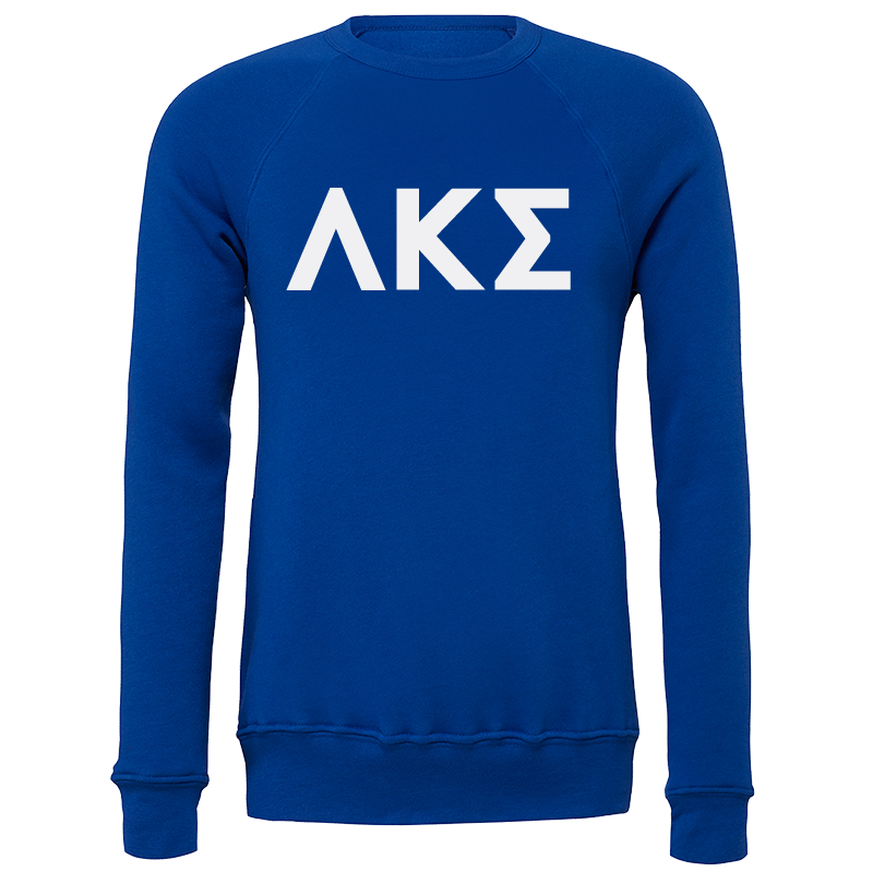 Lambda Kappa Sigma Lettered Crewneck Sweatshirts
