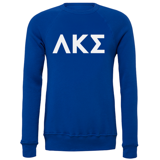 Lambda Kappa Sigma Lettered Crewneck Sweatshirts