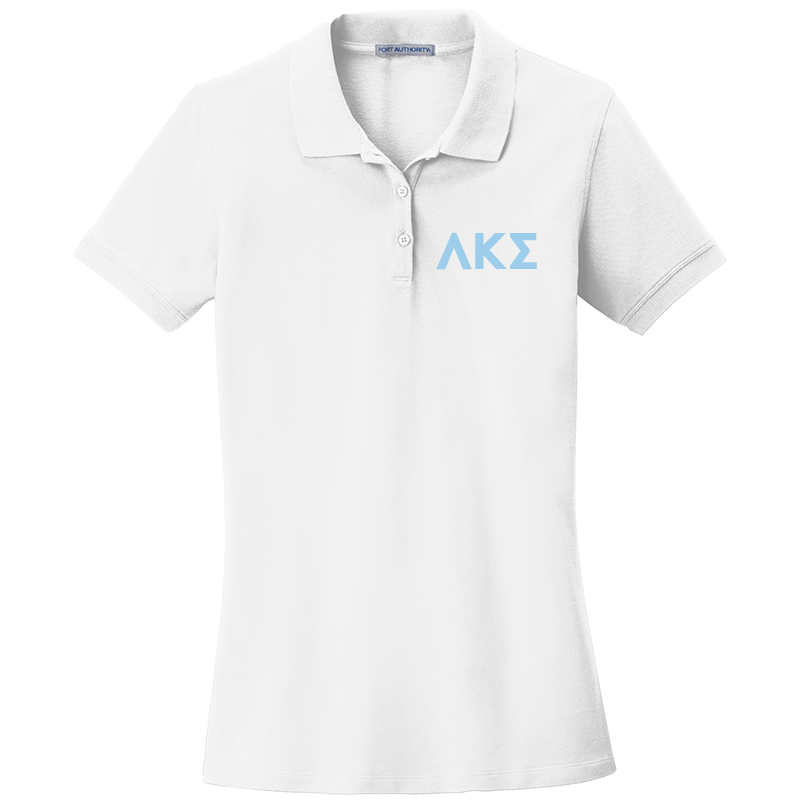 Lambda Kappa Sigma Ladies' Embroidered Polo Shirt