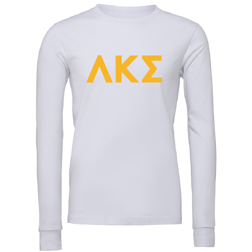 Lambda Kappa Sigma Lettered Long Sleeve T-Shirts