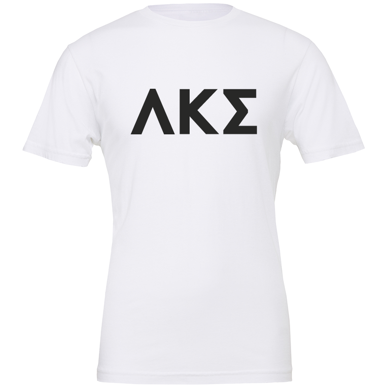 Lambda Kappa Sigma Lettered Short Sleeve T-Shirts