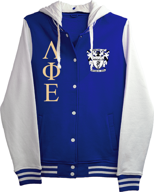 Lambda Phi Epsilon Varsity Hooded Sweatshirt