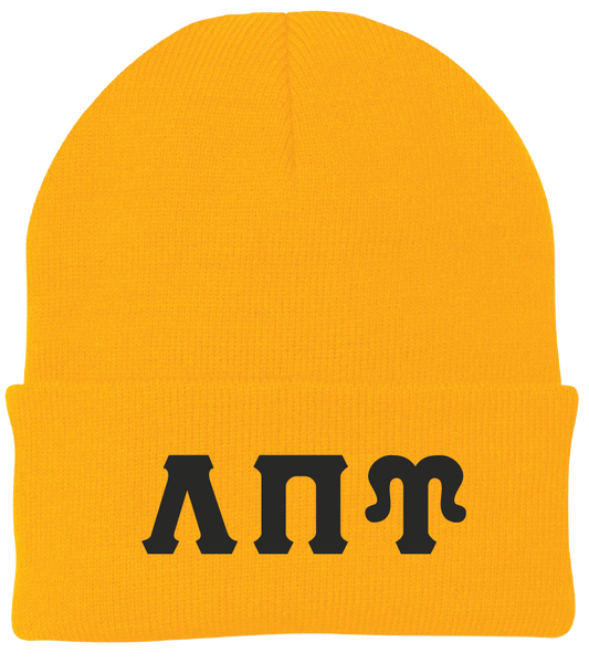 Lambda Pi Upsilon Lettered Beanies