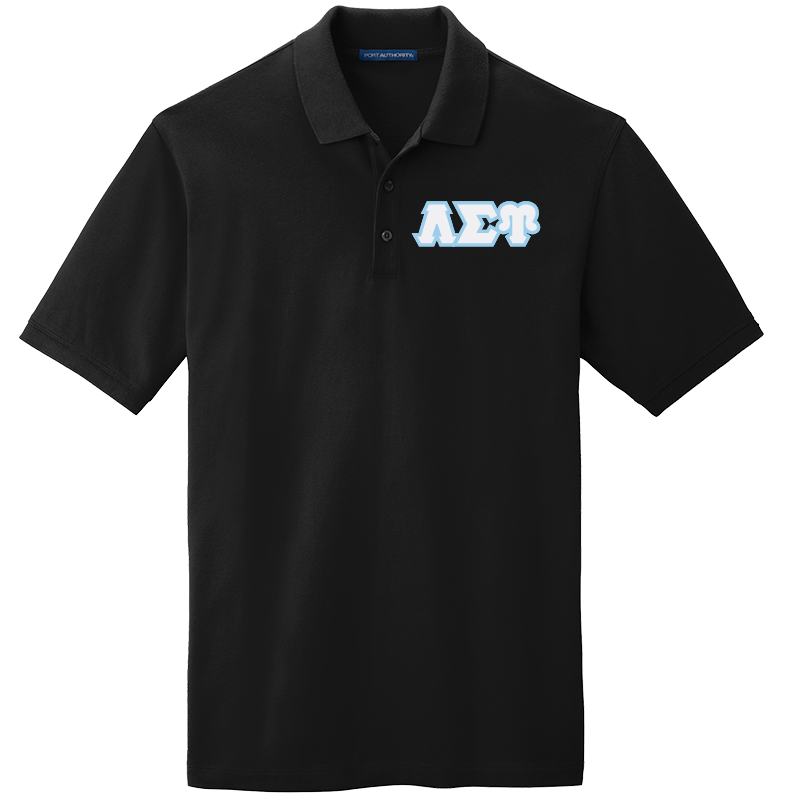 Lambda Sigma Upsilon Men's Embroidered Polo Shirt