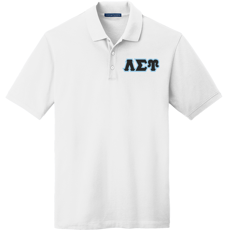 Lambda Sigma Upsilon Men's Embroidered Polo Shirt