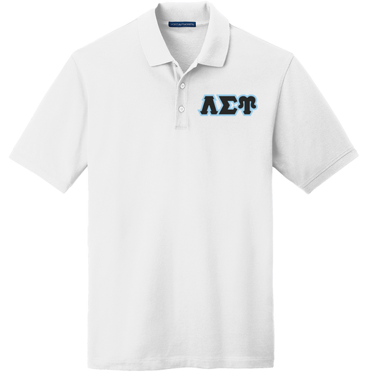Lambda Sigma Upsilon Men's Embroidered Polo Shirt